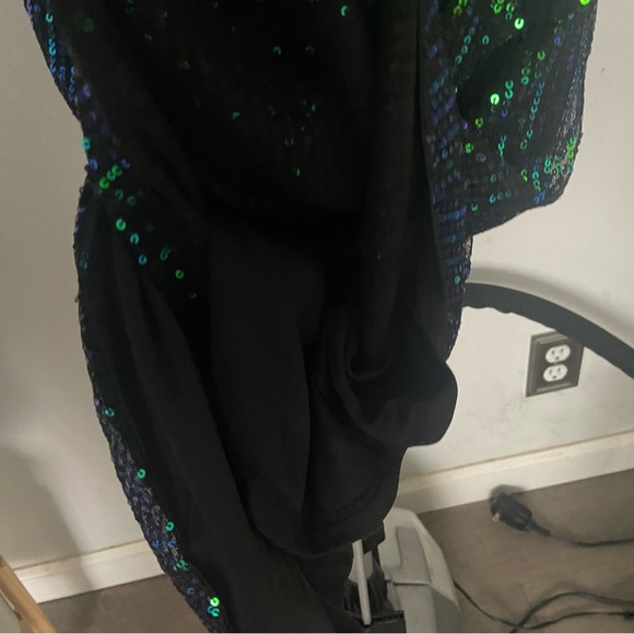 Grace Karin Sequin Green Dress - Picture 8 of 8